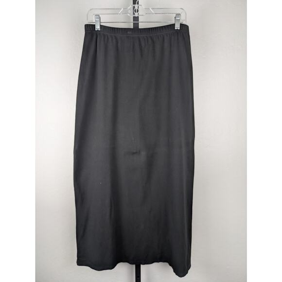 Patagonia Dresses & Skirts - Vintage 2001 Patagonia women's Large black Organic Cotton Knit Maxi Skirt